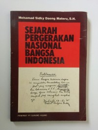 Image of Sejarah Pergerakan Nasional Bangsa Indonesia