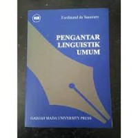 Image of Seri ILDEP: Pengantar Linguistik Umum