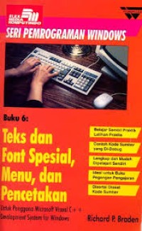 Image of Seri Pemrograman Windows: Teks & Font Spesial, Menu & Pencetakan [Buku 6]