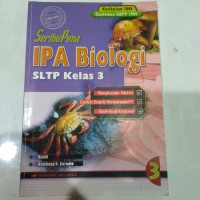 Image of Seri Buku Penuntun & Evaluasi=Seribu Pena Biologi [Jild 3]: untuk SLTP Kls. III [Kur. th. 1994/GBPP th. 1999]