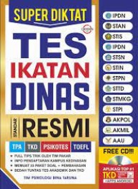Image of Super Diklat Tes Ikatan Dinas Standar Resmi [TPA, TKD, Psikotes, TOEFL]