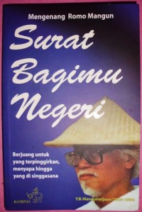 Image of Mengenang Romo Mangun: Surat Bagimu Negeri [Yusuf Bilyarta Mangunwijaya, 1929-1999]