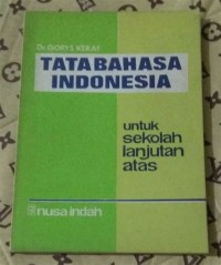 Image of Tata Bahasa Indonesia: untuk Sekolah Lanjutan Atas