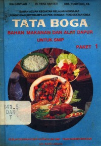 Image of Tata Boga: Bahan Makanan dan Alat Dapur untuk SMP [Paket 1]