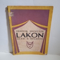 Image of Tehnik Menulis Lakon