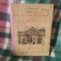Image of Tentang Orang dan Kedjadian jang Besar  dari Sedjarah Indonesia [Djilid 1]