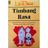 Image of Timbang Rasa: Sejumlah Artikel Tentang Etiket, Keluarga dan Rumah Tangga
