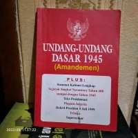 Image of Seri Perundang-undangan: Undang-undang Dasar 1945 [Amandemen]