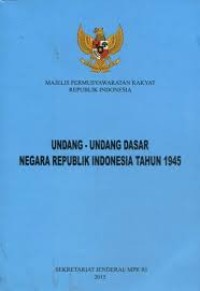 Image of Undang-Undang Dasar Negara RI Tahun 1945