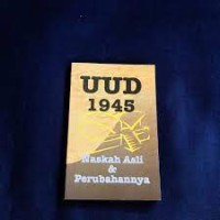 Image of UUD 1945: Naskah Asli dan Perubahannya