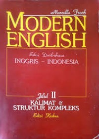 Image of Modern English [2]: Kalimat & Struktur Kompleks